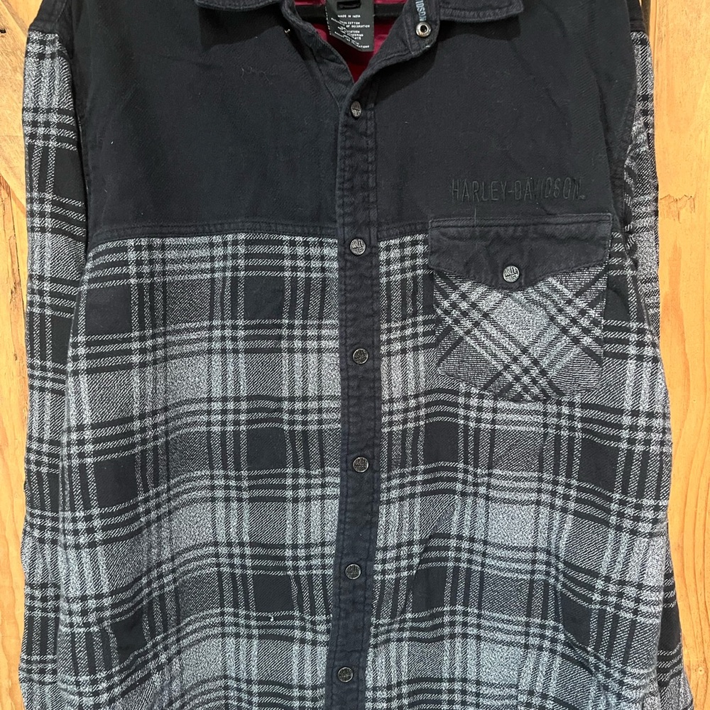 Harley-Davidson Black flannel